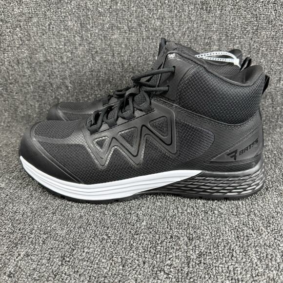 Bates Rush Mid Work Composite Toe Black/White E09100 Mens Size 11 - Picture 4 of 7